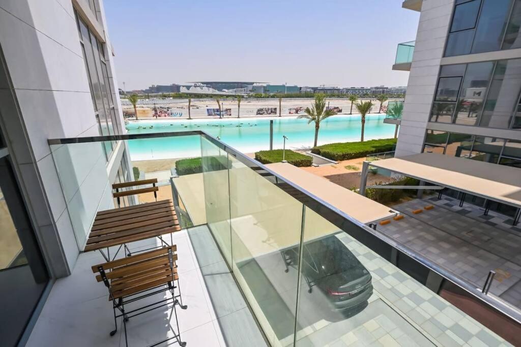 Ferienwohnung Luxe Shortlet - 1Br Oasis By Crystal Lagoon In District One Meydan Dubai Exterior foto